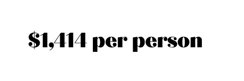 1 414 per person